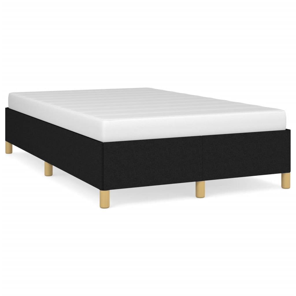 Bedframe zonder matras 120x190 cm stof zwart is nu te koop bij PeponiXL, paradijselijk wonen!