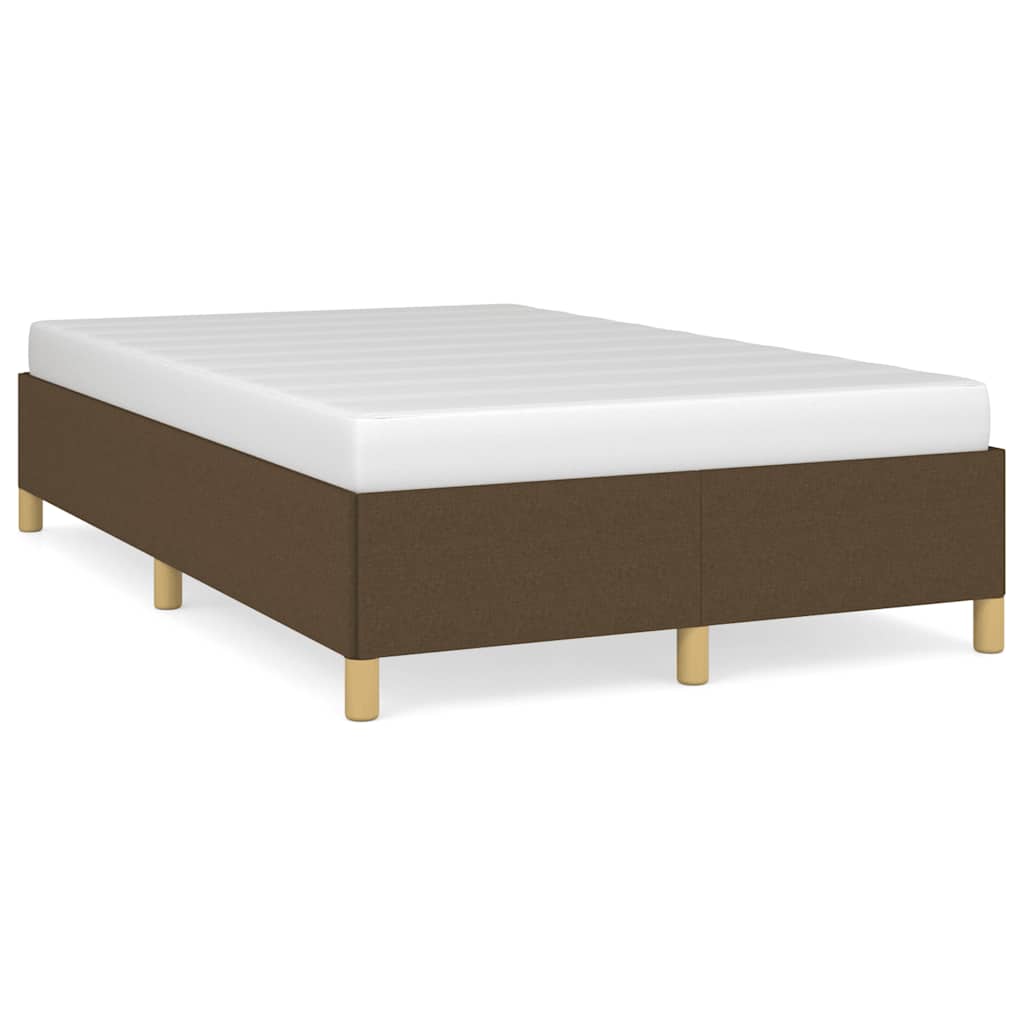 Bedframe zonder matras 120x190 cm stof donkerbruin is nu te koop bij PeponiXL, paradijselijk wonen!