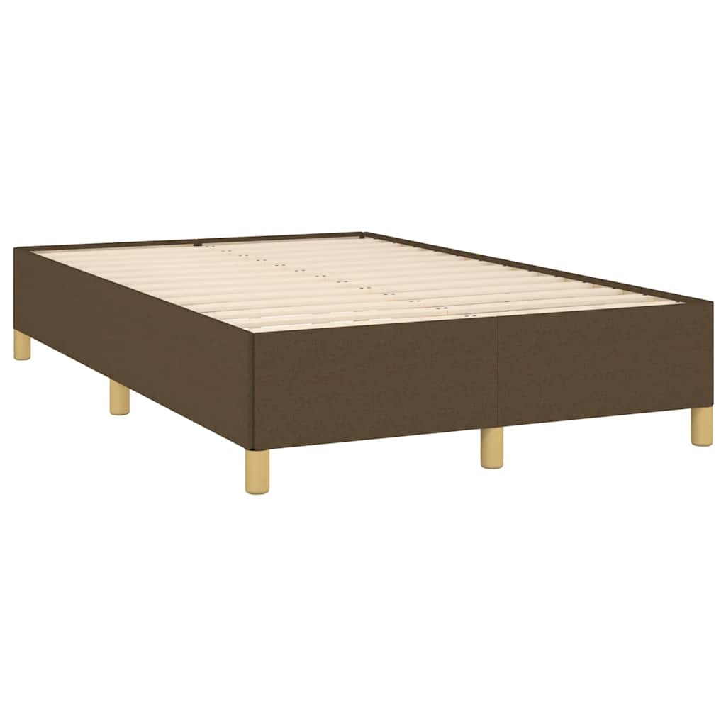 Bedframe zonder matras 120x190 cm stof donkerbruin is nu te koop bij PeponiXL, paradijselijk wonen!