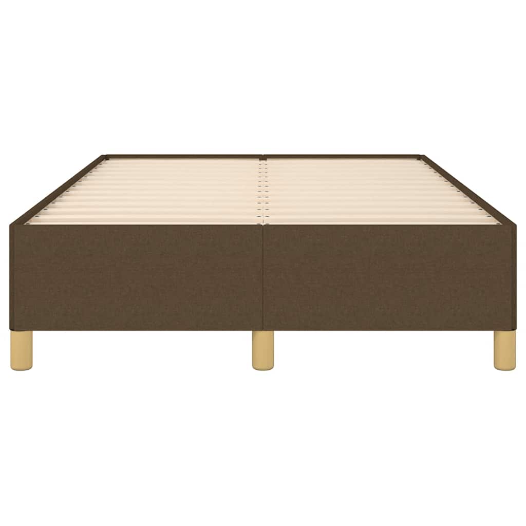 Bedframe zonder matras 120x190 cm stof donkerbruin is nu te koop bij PeponiXL, paradijselijk wonen!