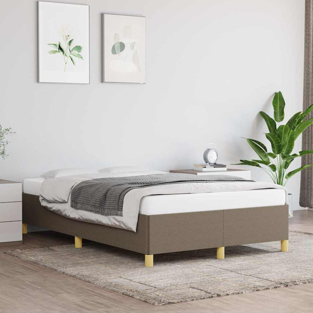 Bedframe zonder matras 120x190 cm stof taupe is nu te koop bij PeponiXL, paradijselijk wonen!