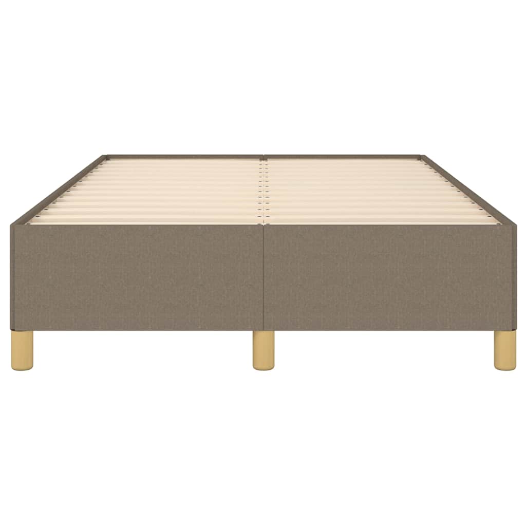 Bedframe zonder matras 120x190 cm stof taupe is nu te koop bij PeponiXL, paradijselijk wonen!