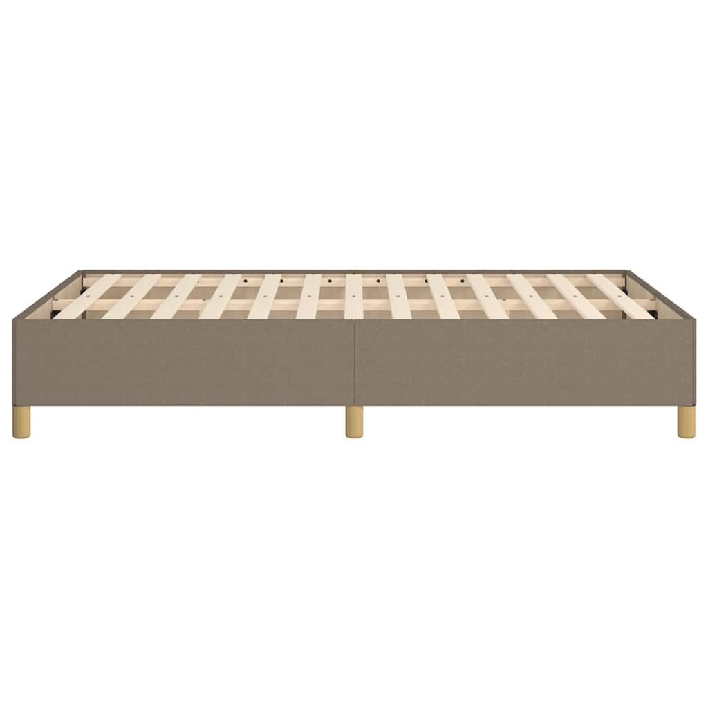 Bedframe zonder matras 120x190 cm stof taupe is nu te koop bij PeponiXL, paradijselijk wonen!
