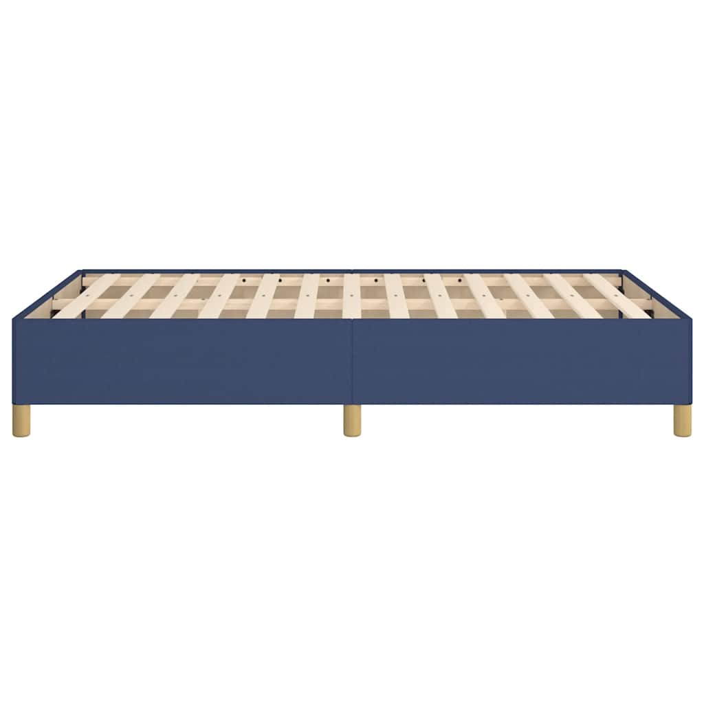 Bedframe zonder matras 120x190 cm stof blauw is nu te koop bij PeponiXL, paradijselijk wonen!