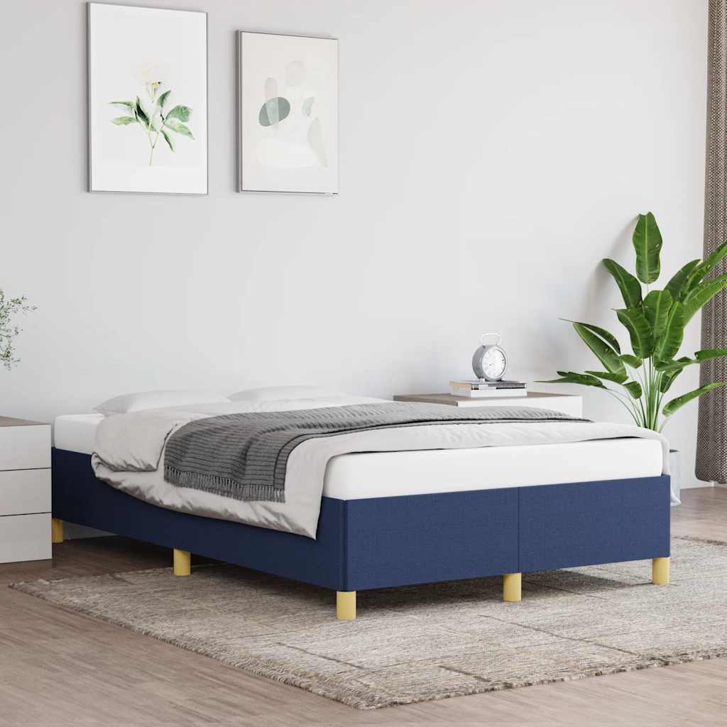 Bedframe zonder matras 120x190 cm stof blauw is nu te koop bij PeponiXL, paradijselijk wonen!
