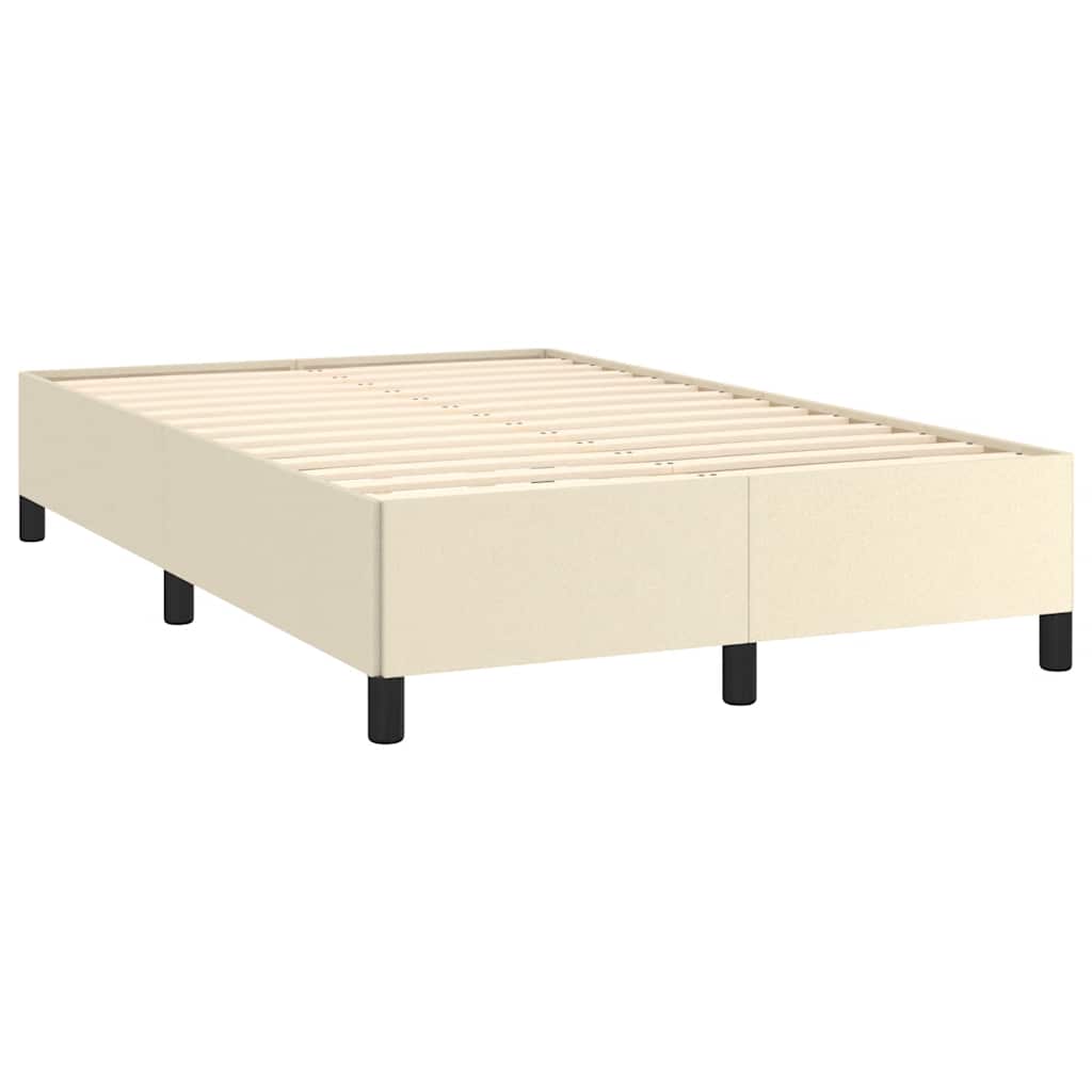 Bedframe zonder matras 120x190 cm kunstleer crème is nu te koop bij PeponiXL, paradijselijk wonen!