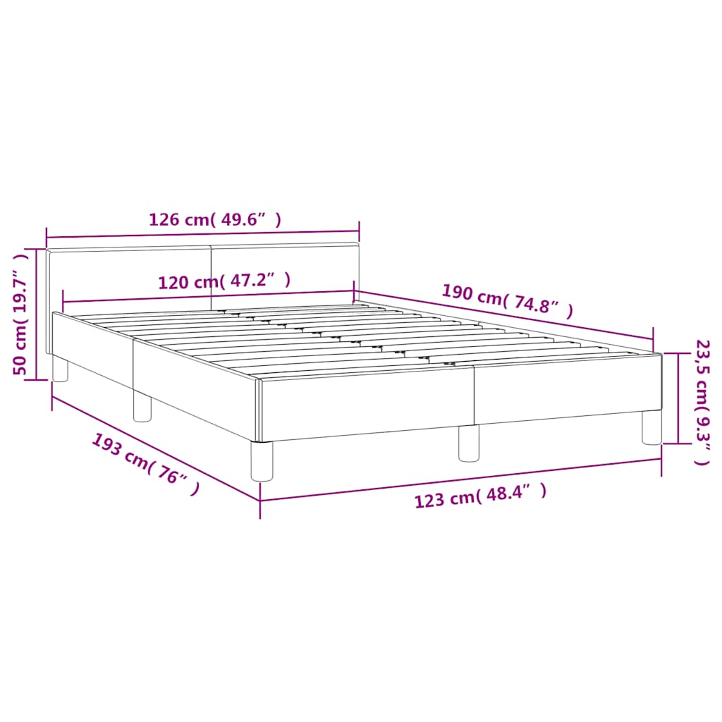 Bedframe zonder matras 120x190 cm fluweel donkergroen is nu te koop bij PeponiXL, paradijselijk wonen!