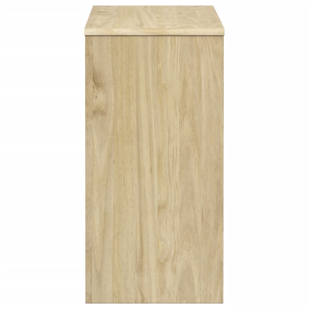 Wandtafel SAUDA 89,5x36,5x73 cm massief grenenhout eikenkleurig is nu te koop bij PeponiXL, paradijselijk wonen!