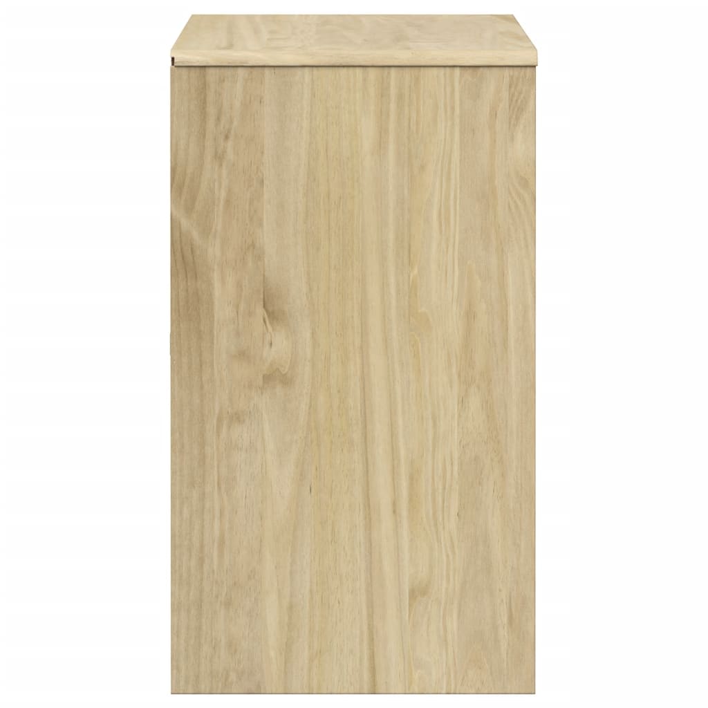 Dressoir SAUDA 80x43x75,5 cm massief grenenhout eikenkleurig is nu te koop bij PeponiXL, paradijselijk wonen!