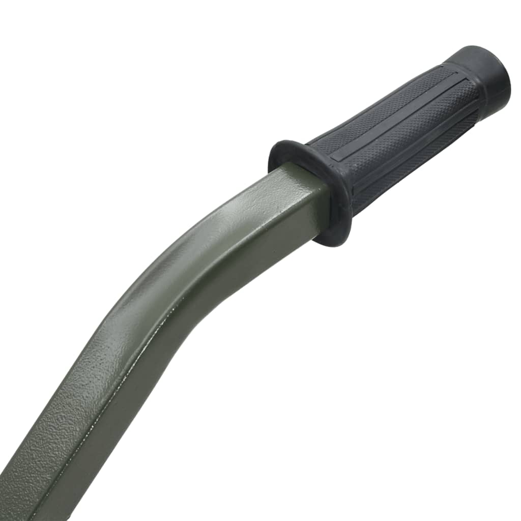 Viskar met wiel gepoedercoat staal groen is nu te koop bij PeponiXL, paradijselijk wonen!