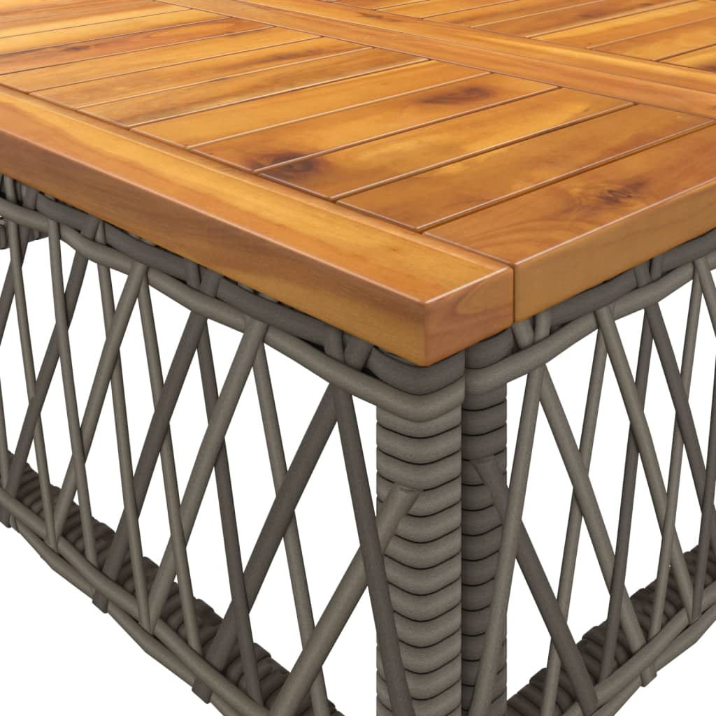 2-delige Loungeset met kussens poly rattan grijs is nu te koop bij PeponiXL, paradijselijk wonen!