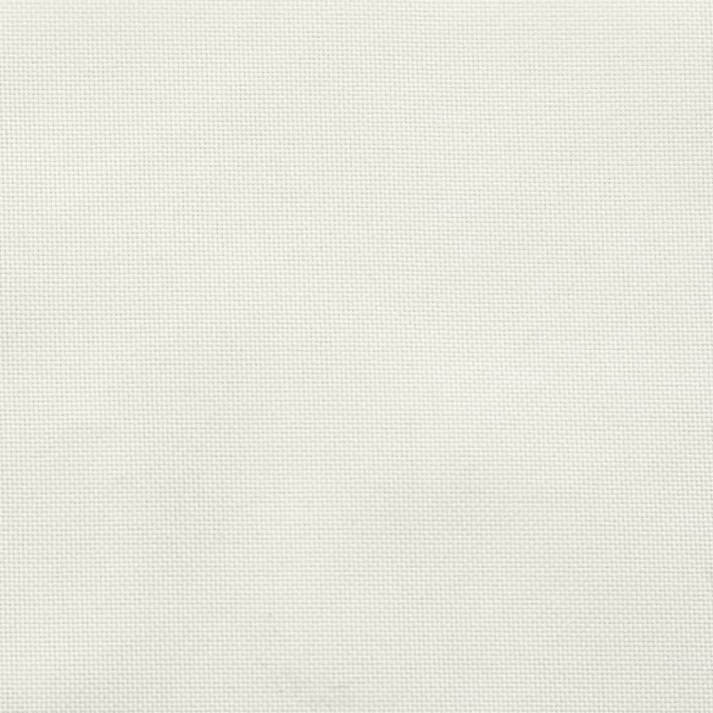 Stoelkussens 2 st hoge rug 120x50x7 cm stof gemêleerd crème is nu te koop bij PeponiXL, paradijselijk wonen!
