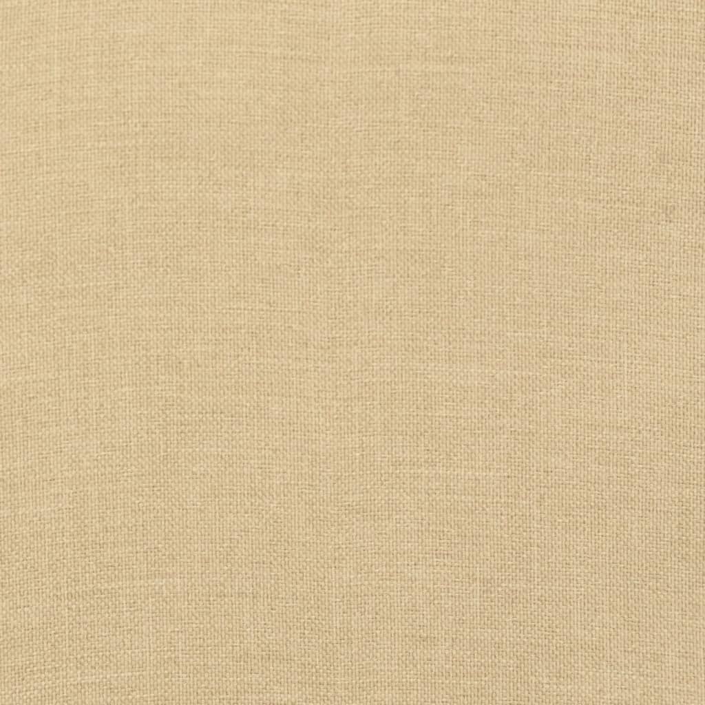 Stoelkussens 6 st hoge rug 120x50x7 cm stof gemêleerd beige is nu te koop bij PeponiXL, paradijselijk wonen!