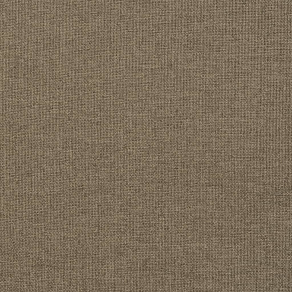 Stoelkussens 4 st hoge rug 120x50x7 cm stof gemêleerd taupe is nu te koop bij PeponiXL, paradijselijk wonen!