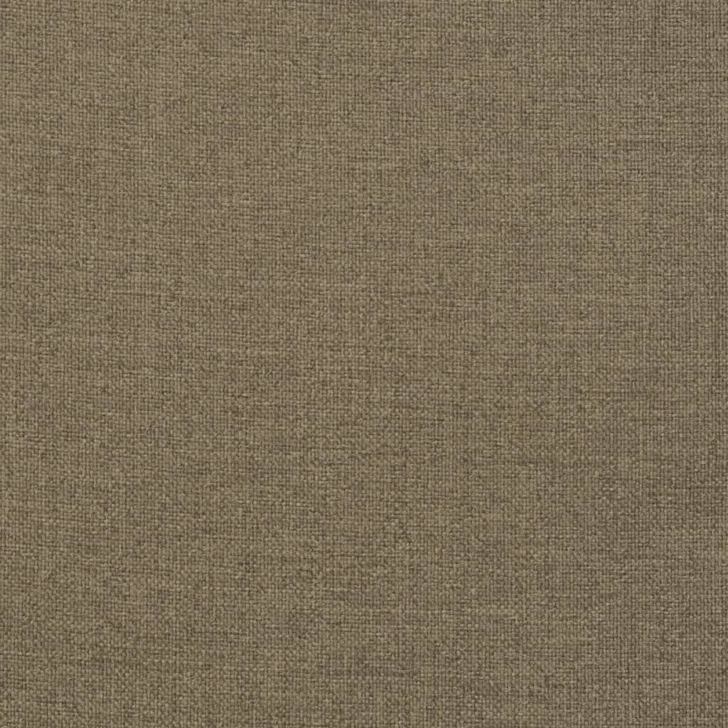 Stoelkussens 6 st hoge rug 120x50x7 cm stof gemêleerd taupe is nu te koop bij PeponiXL, paradijselijk wonen!