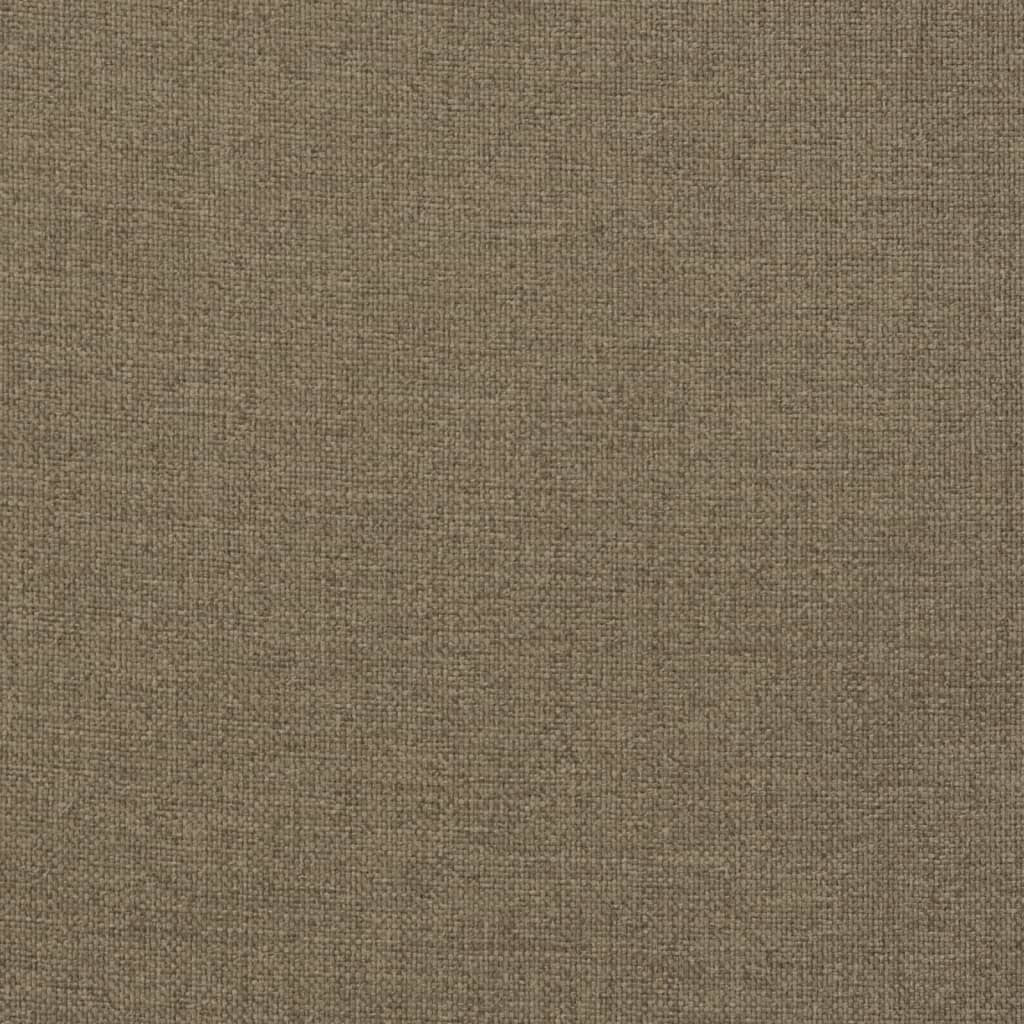 Stoelkussens 2 st lage rug 100x50x7 cm stof gemêleerd taupe is nu te koop bij PeponiXL, paradijselijk wonen!