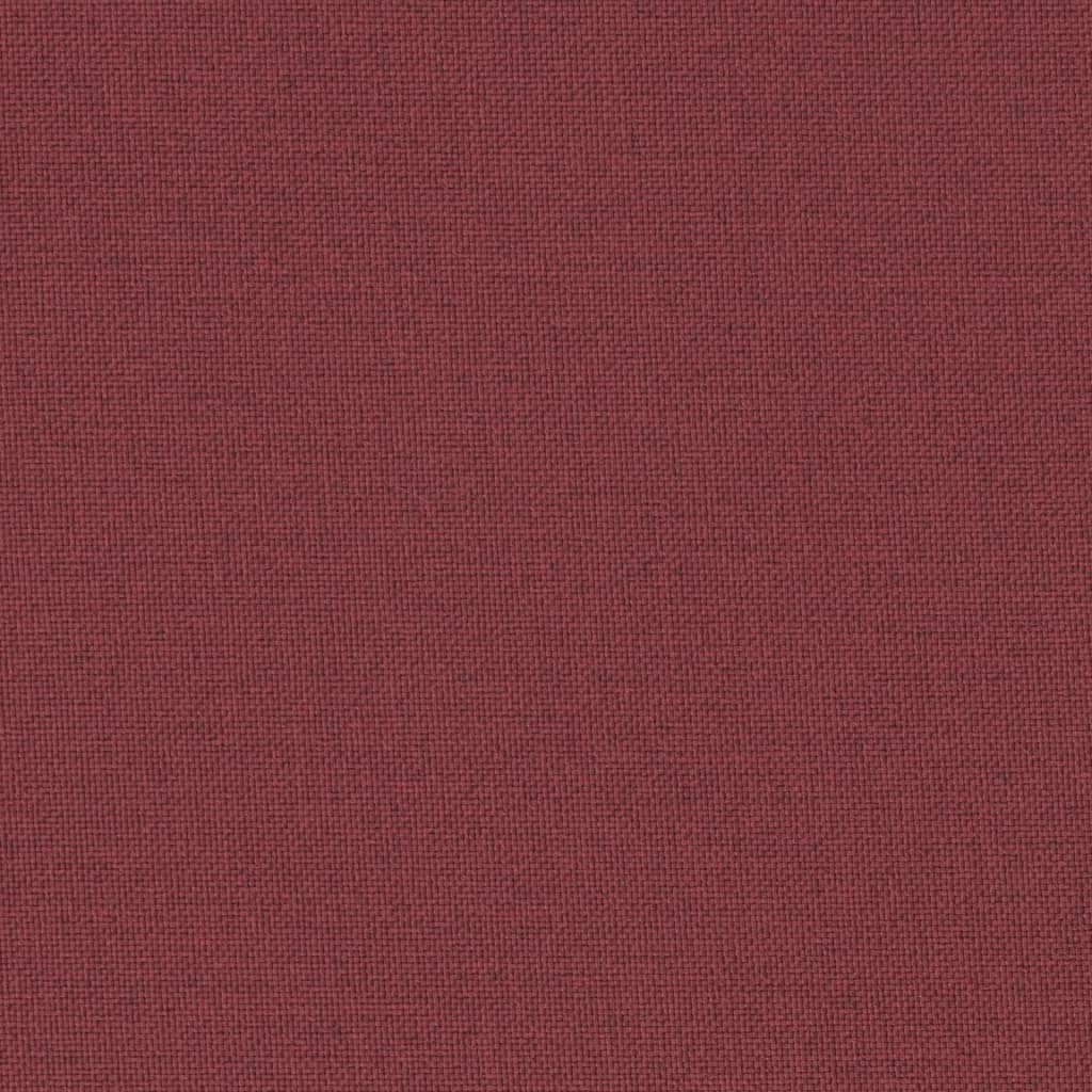 Stoelkussens 6 st lage rug 100x50x7 cm stof gemêleerd wijnrood is nu te koop bij PeponiXL, paradijselijk wonen!