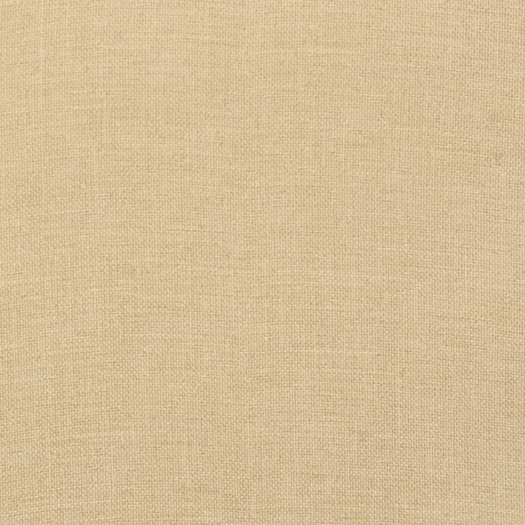 Stoelkussens 4 st hoge rug 120x50x4 cm stof gemêleerd beige is nu te koop bij PeponiXL, paradijselijk wonen!