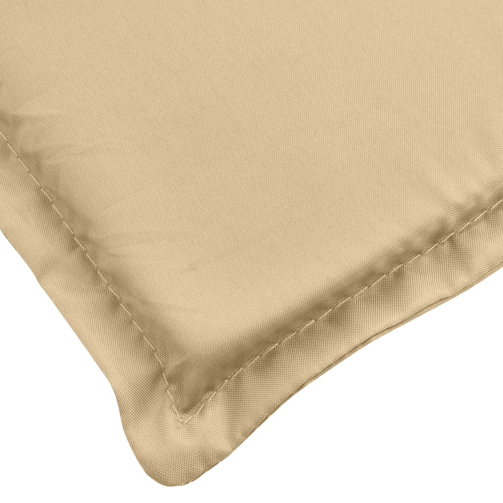 Stoelkussens 6 st lage rug 100x50x4 cm stof gemêleerd beige is nu te koop bij PeponiXL, paradijselijk wonen!