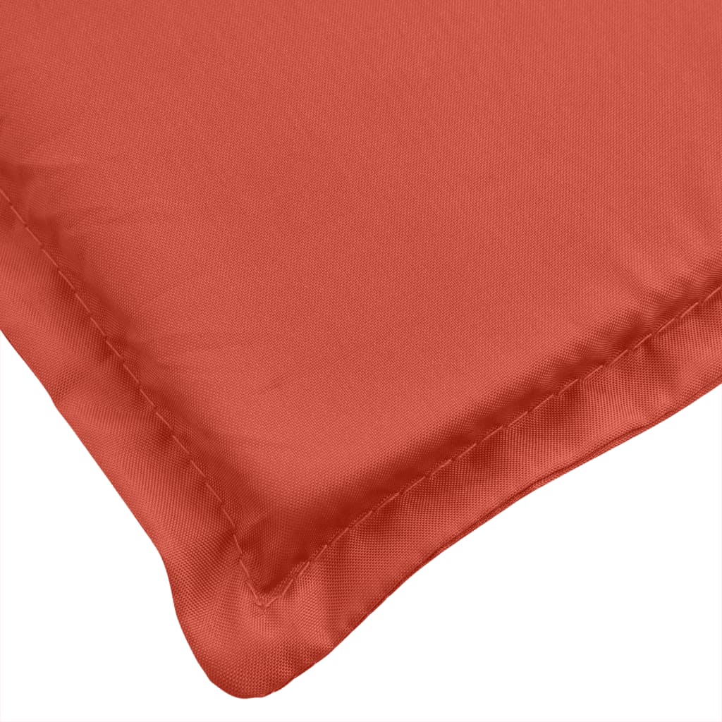 Ligbedkussen 200x60x4 cm stof gemêleerd rood