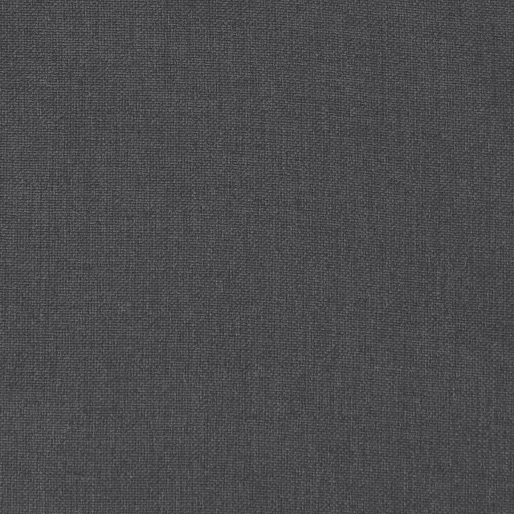 Ligbedkussen 200x70x4 cm stof gemêleerd antracietkleurig