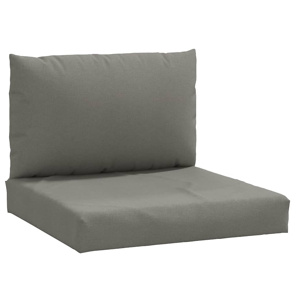 Palletkussens 2 st stof gemêleerd donkergrijs is nu te koop bij PeponiXL, paradijselijk wonen!