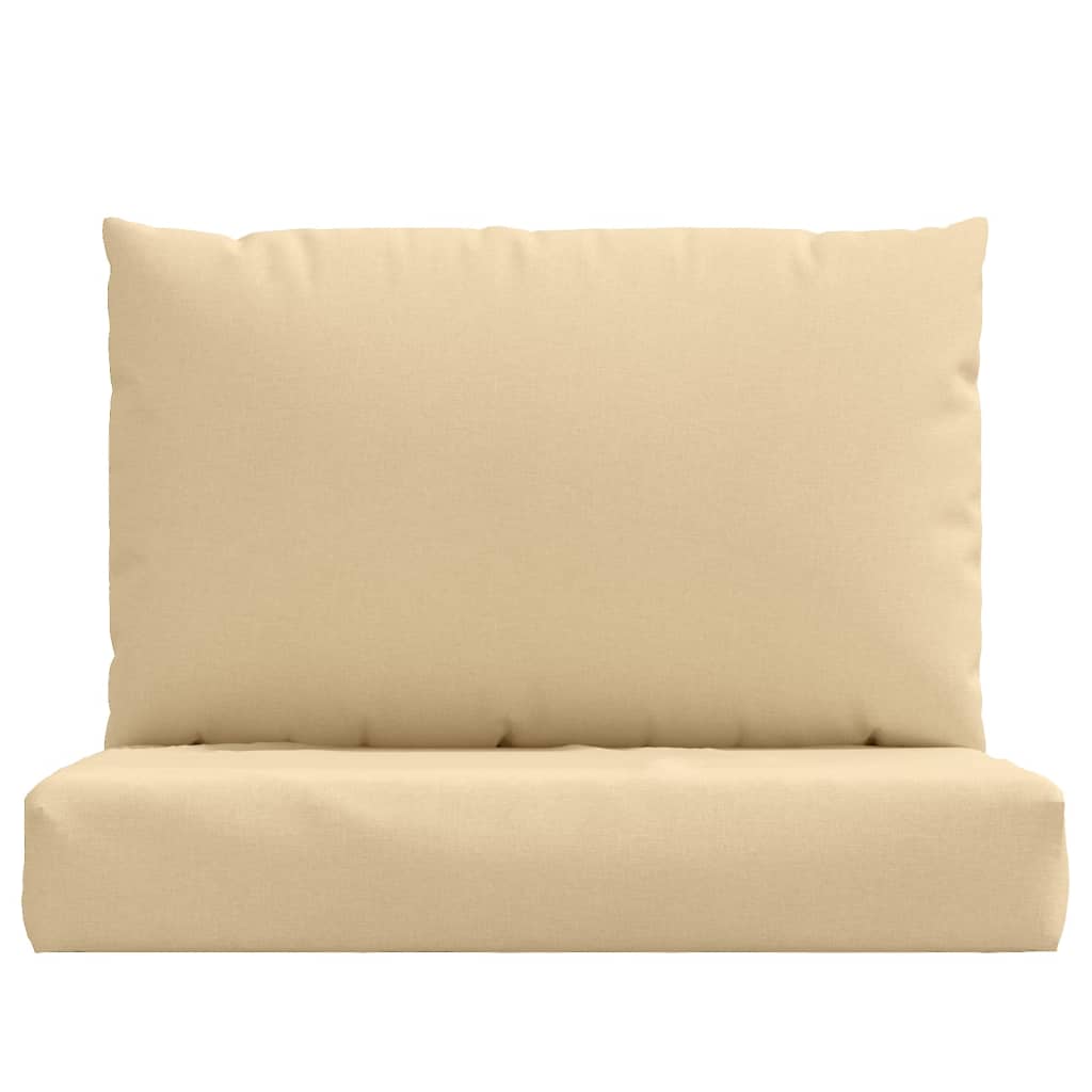 Palletkussens 2 st stof gemêleerd beige is nu te koop bij PeponiXL, paradijselijk wonen!