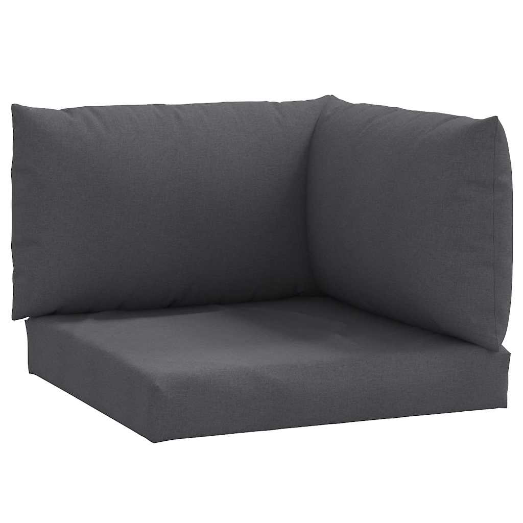 Palletkussens 3 st stof gemêleerd antracietkleurig is nu te koop bij PeponiXL, paradijselijk wonen!