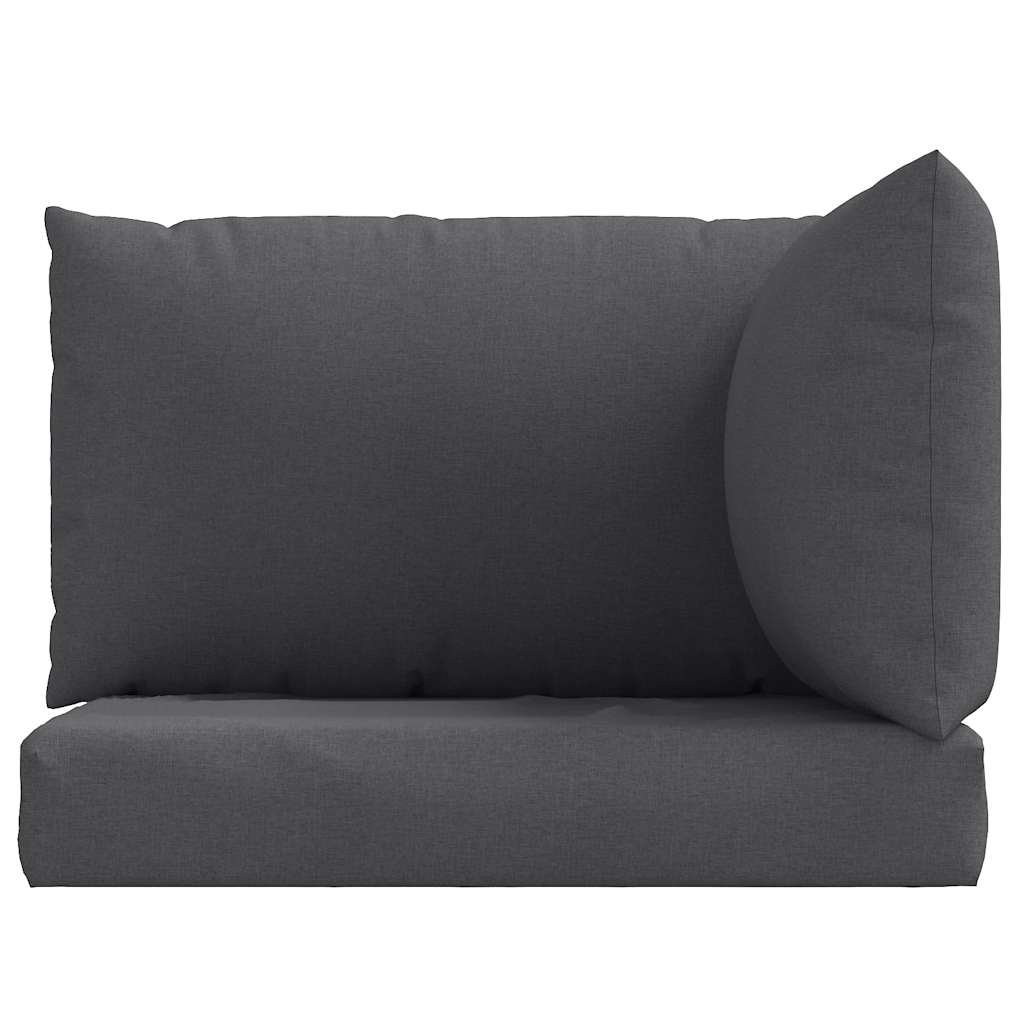 Palletkussens 3 st stof gemêleerd antracietkleurig is nu te koop bij PeponiXL, paradijselijk wonen!