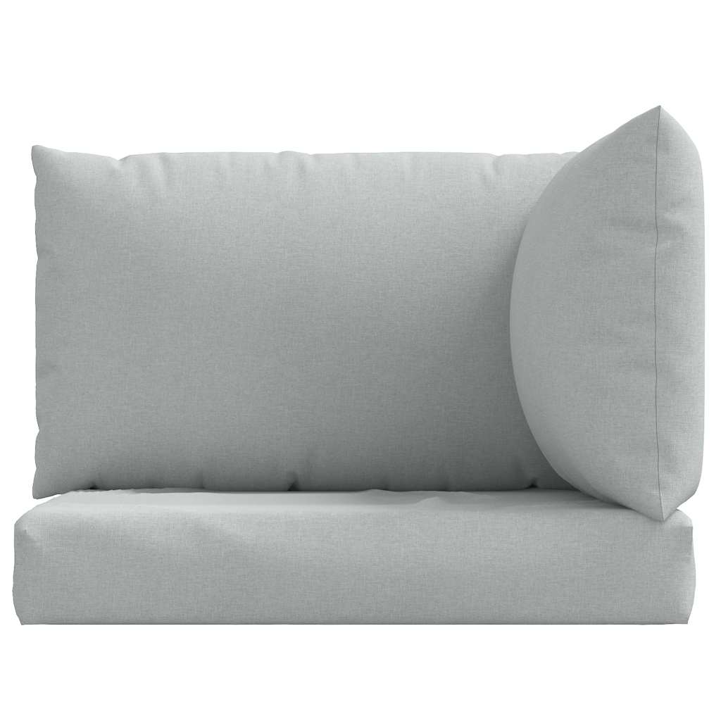 Palletkussens 3 st stof gemêleerd lichtgrijs is nu te koop bij PeponiXL, paradijselijk wonen!