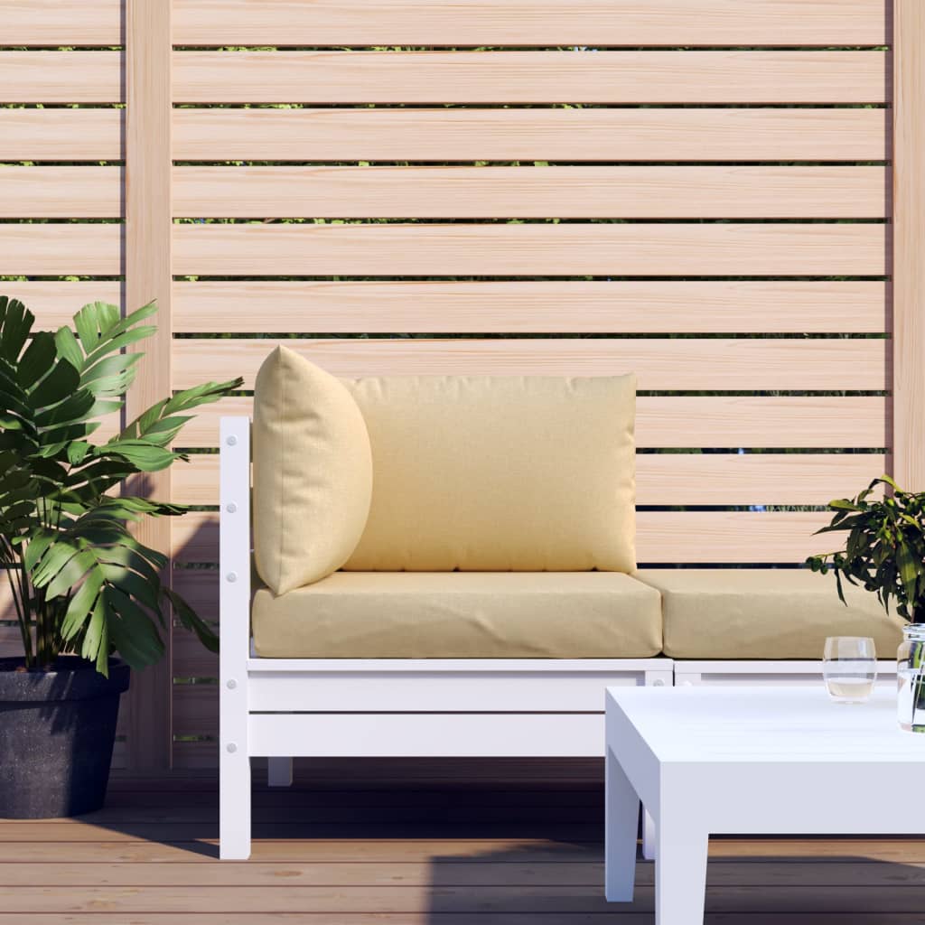 Palletkussens 3 st stof gemêleerd beige is nu te koop bij PeponiXL, paradijselijk wonen!