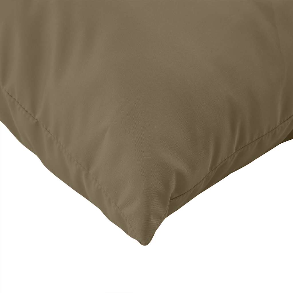 Palletkussens 3 st stof gemêleerd taupe is nu te koop bij PeponiXL, paradijselijk wonen!