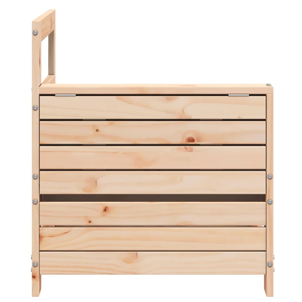 Tuinbank met armleuning en klaptafel massief grenenhout is nu te koop bij PeponiXL, paradijselijk wonen!