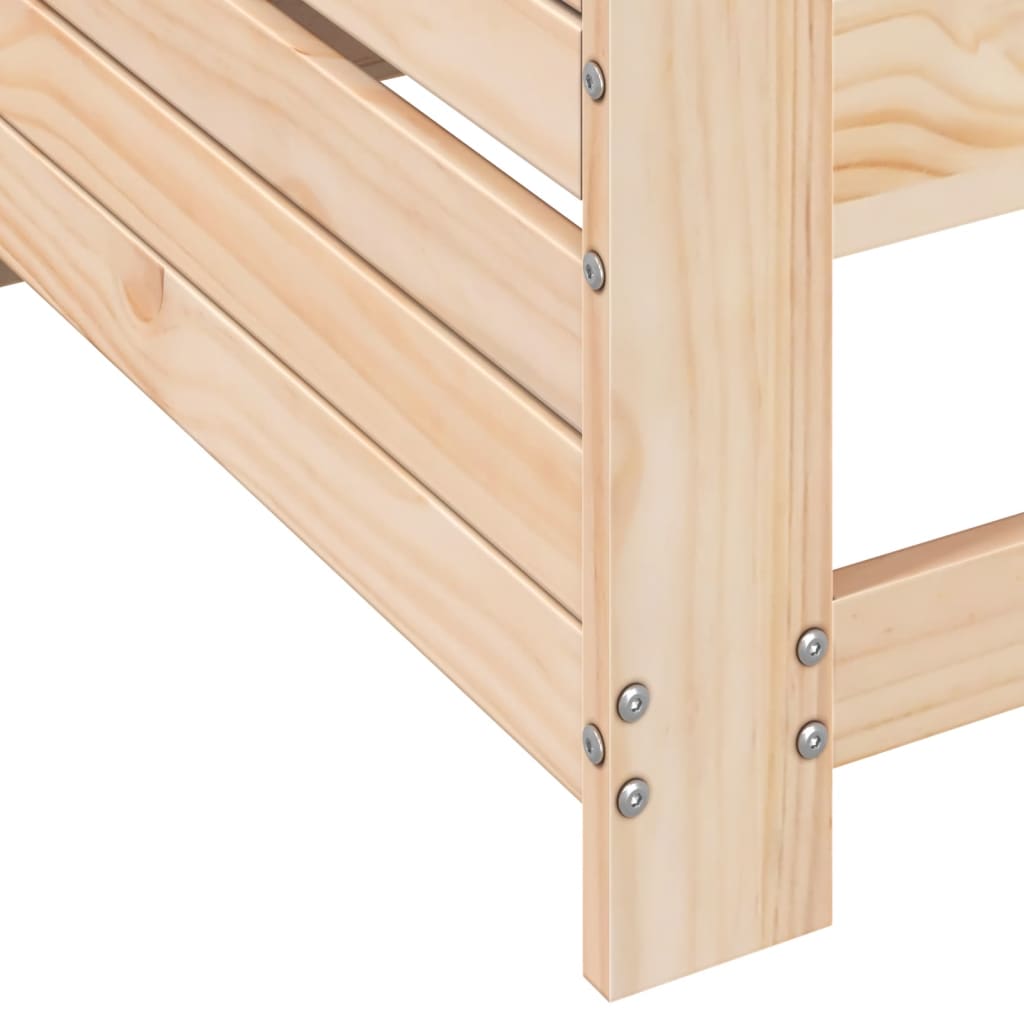 Tuinbank met armleuning en klaptafel massief grenenhout is nu te koop bij PeponiXL, paradijselijk wonen!