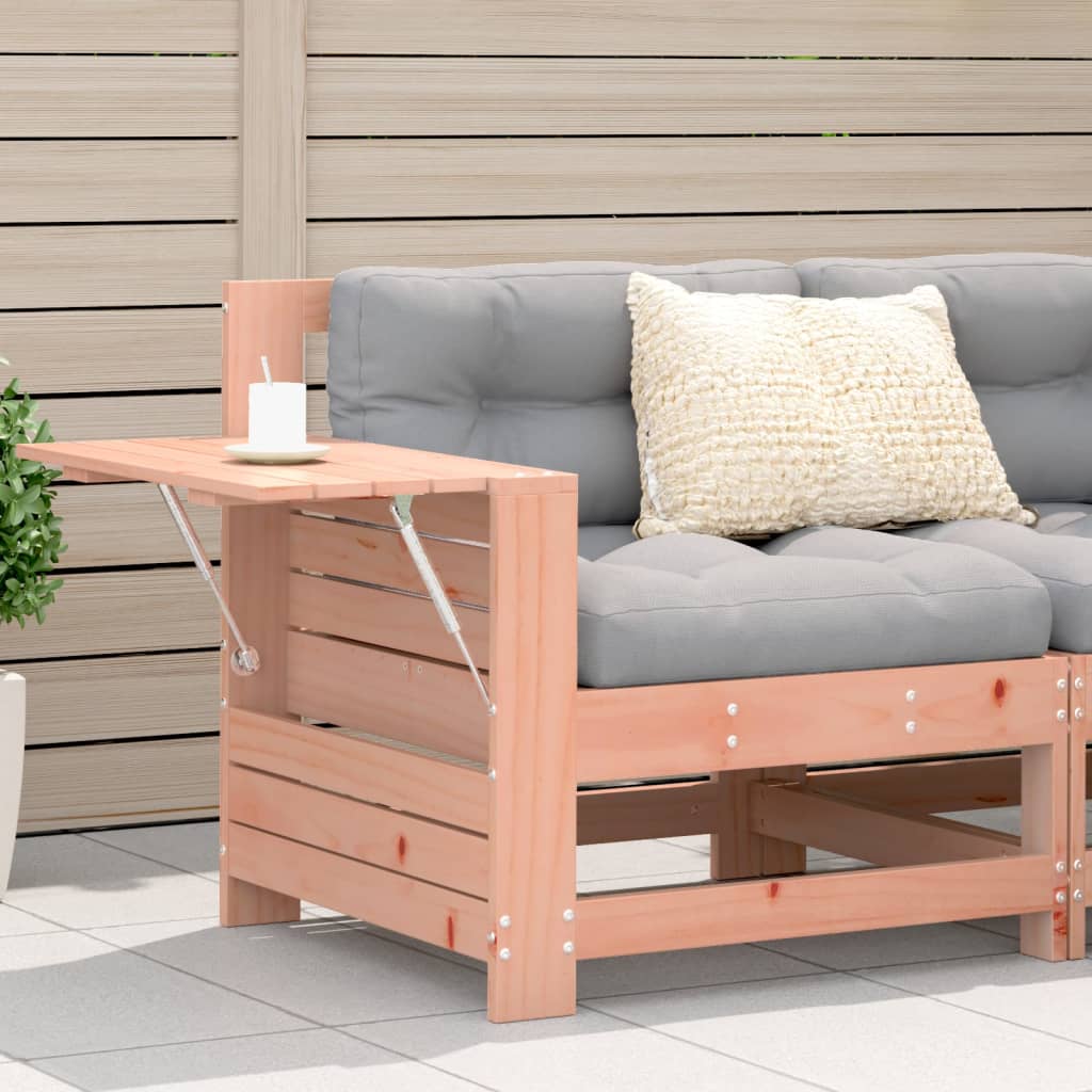 Tuinbank met armleuning en klaptafel massief douglashout is nu te koop bij PeponiXL, paradijselijk wonen!