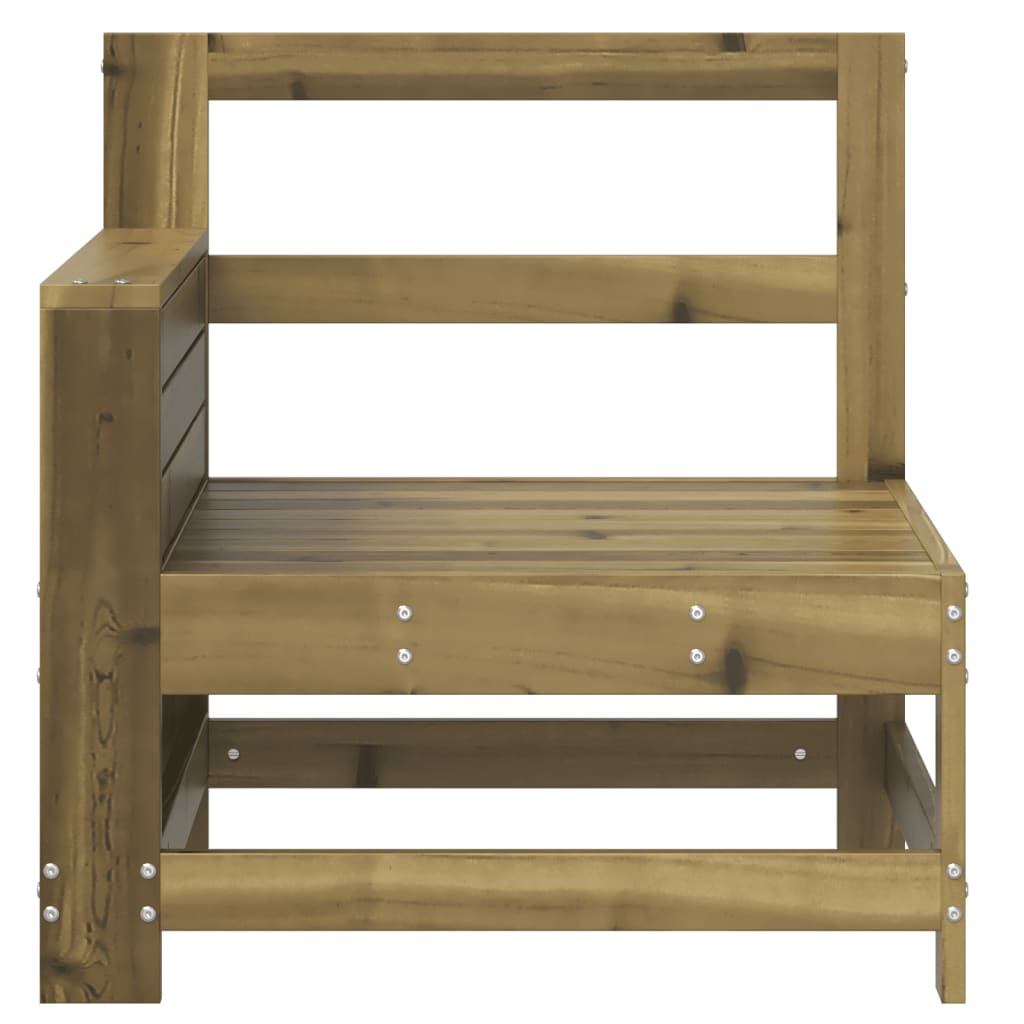 Tuinbank met armleuning en klaptafel geïmpregneerd grenenhout is nu te koop bij PeponiXL, paradijselijk wonen!