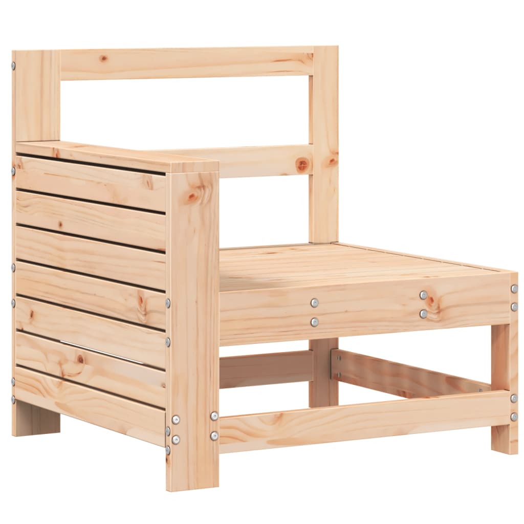 Tuinbank met armleuning 69x62x70,5 cm massief grenenhout is nu te koop bij PeponiXL, paradijselijk wonen!