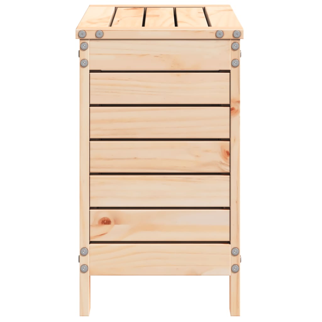 Tuinvoetenbank 62x31,5x52 cm massief grenenhout is nu te koop bij PeponiXL, paradijselijk wonen!