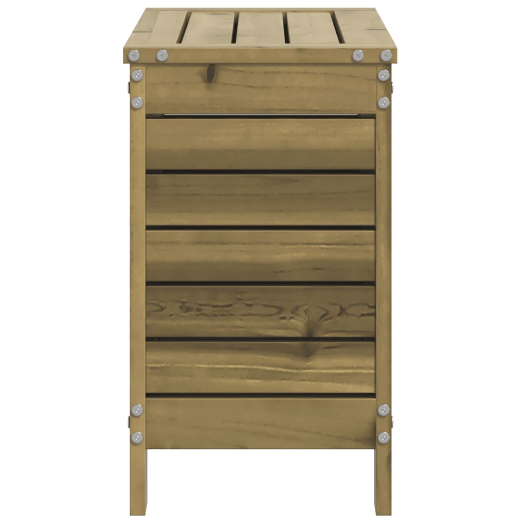 Tuinvoetenbank 62x31,5x52 cm geïmpregneerd grenenhout is nu te koop bij PeponiXL, paradijselijk wonen!