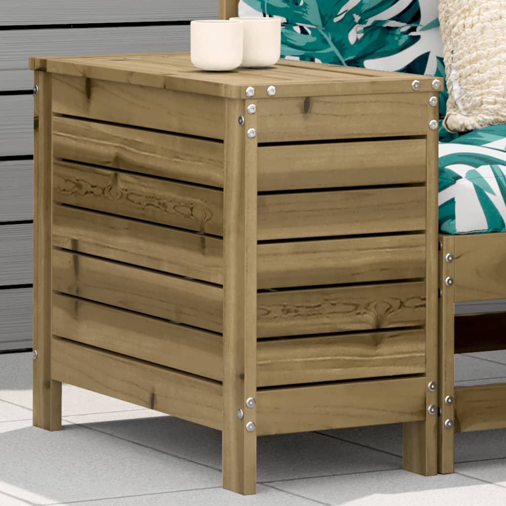 Tuinvoetenbank 62x31,5x52 cm geïmpregneerd grenenhout is nu te koop bij PeponiXL, paradijselijk wonen!