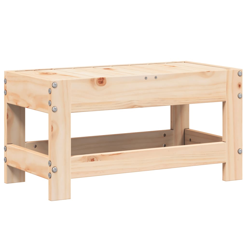 Tuinvoetenbank 62x30x32 cm massief grenenhout is nu te koop bij PeponiXL, paradijselijk wonen!