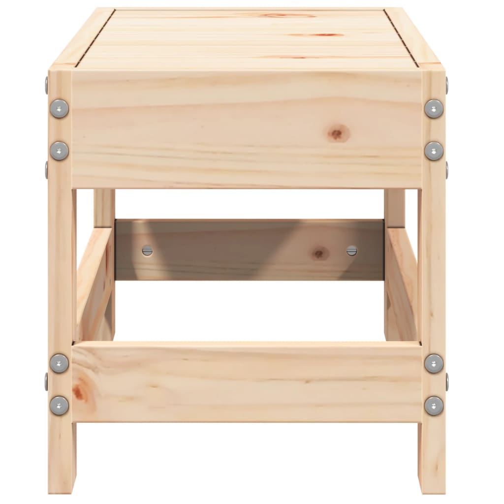 Tuinvoetenbank 62x30x32 cm massief grenenhout is nu te koop bij PeponiXL, paradijselijk wonen!