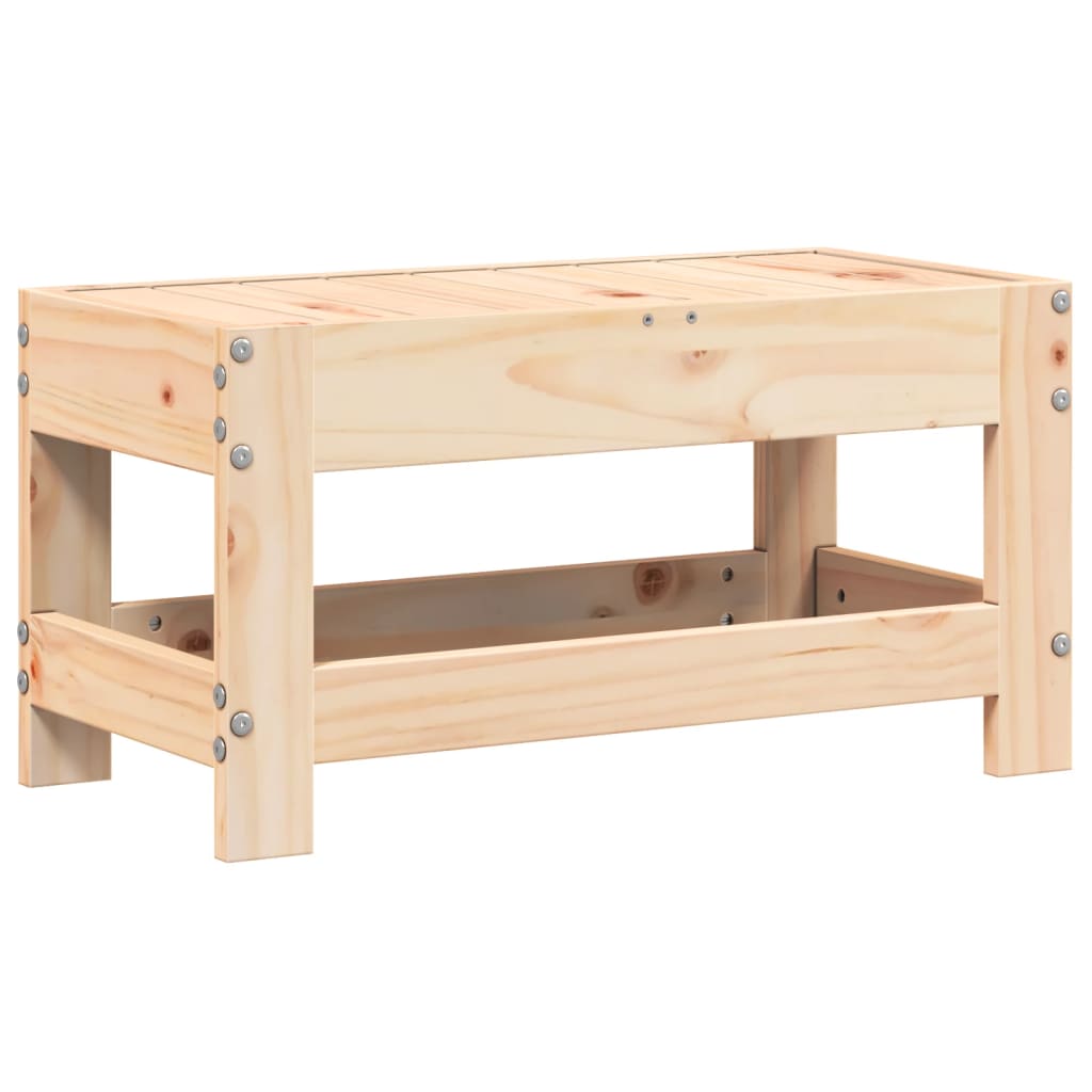 Tuinvoetenbank 62x30x32 cm massief grenenhout is nu te koop bij PeponiXL, paradijselijk wonen!