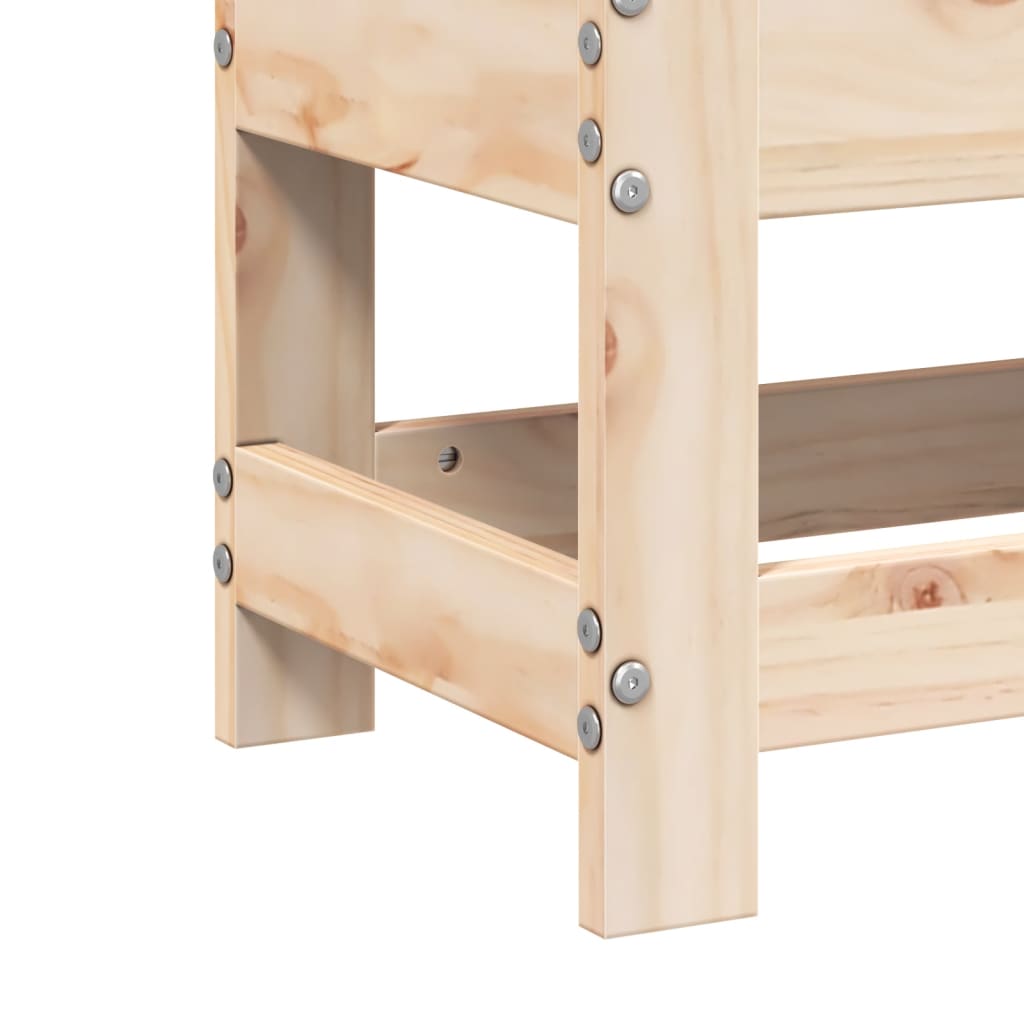 Tuinvoetenbank 62x30x32 cm massief grenenhout is nu te koop bij PeponiXL, paradijselijk wonen!