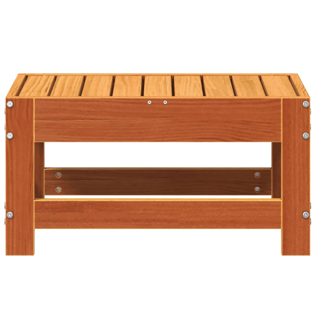 Tuinvoetenbank 62x30x32 cm massief grenenhout wasbruin is nu te koop bij PeponiXL, paradijselijk wonen!