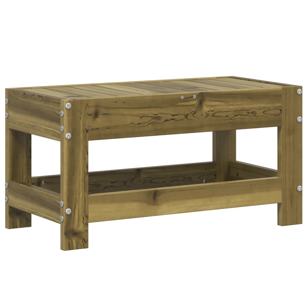 Tuinvoetenbank 62x30x32 cm geïmpregneerd grenenhout is nu te koop bij PeponiXL, paradijselijk wonen!