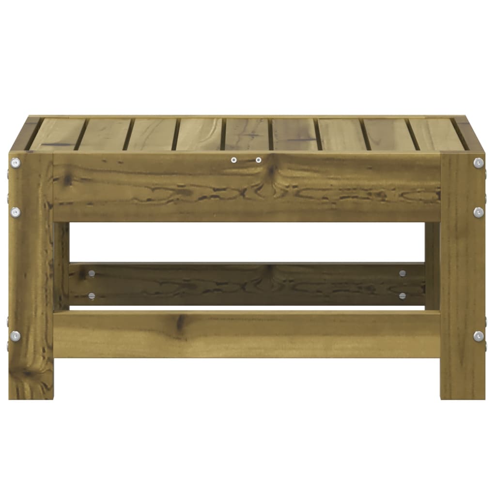 Tuinvoetenbank 62x30x32 cm geïmpregneerd grenenhout is nu te koop bij PeponiXL, paradijselijk wonen!