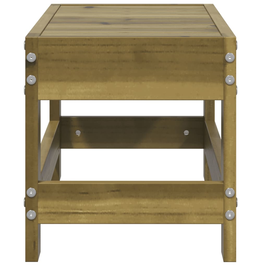 Tuinvoetenbank 62x30x32 cm geïmpregneerd grenenhout is nu te koop bij PeponiXL, paradijselijk wonen!