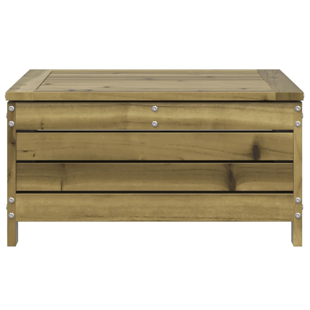 Tuinvoetenbank 62x63,5x32 cm geïmpregneerd grenenhout is nu te koop bij PeponiXL, paradijselijk wonen!