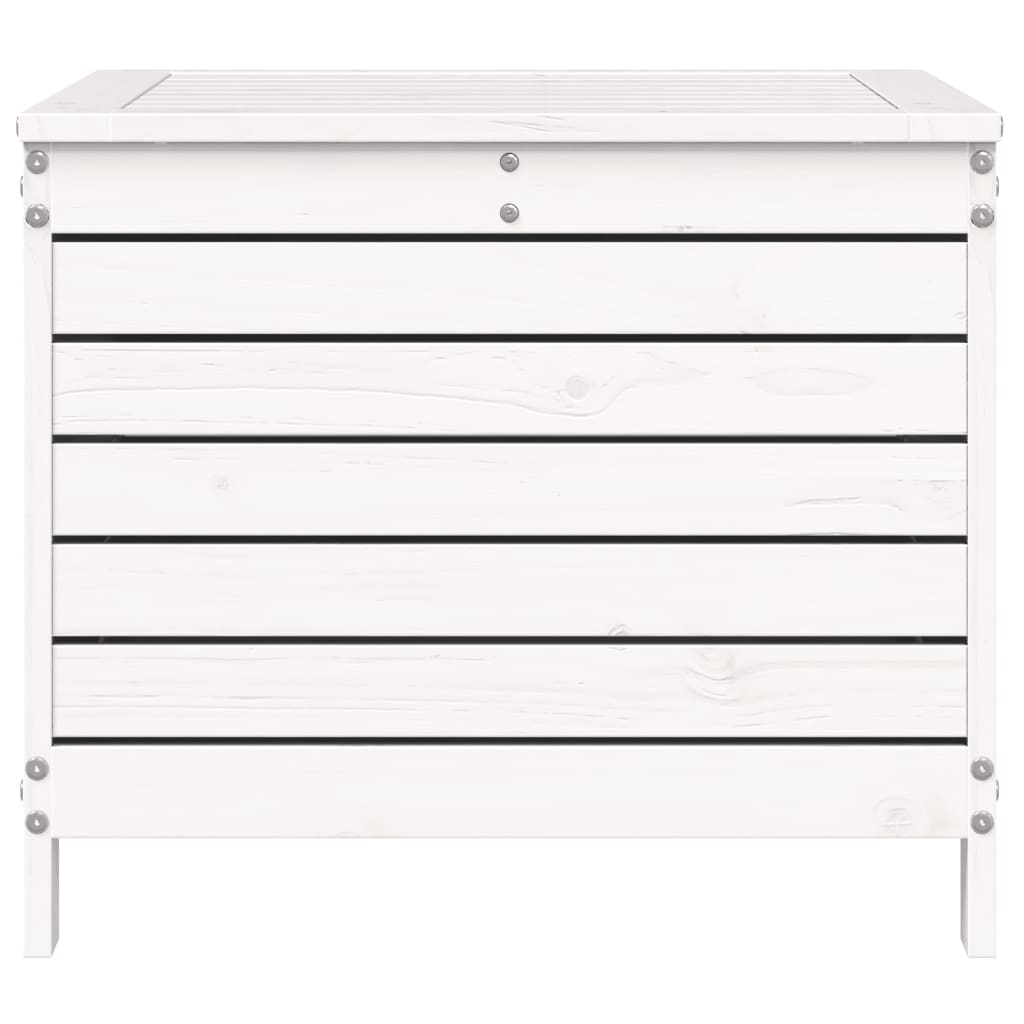 Tuinvoetenbank 62x63,5x53,5 cm massief grenenhout wit is nu te koop bij PeponiXL, paradijselijk wonen!
